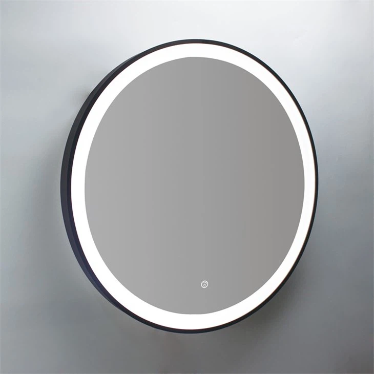 Front lighted led mirror