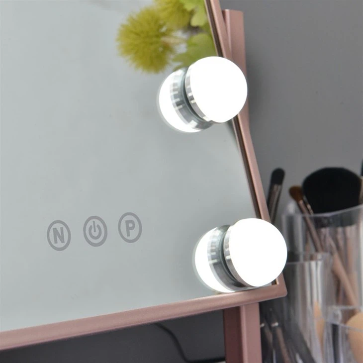 makeup vanity mirror with LED lights